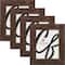 4 Pack Craig Frames American Barn Brown Oak Picture Frame